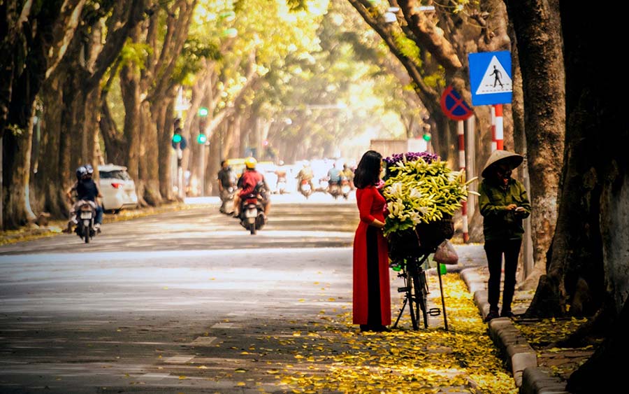 Autumn in Hanoi vietnam